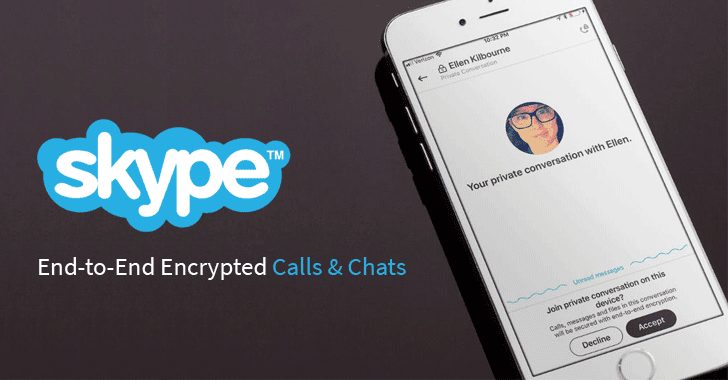 Skype终于为私人对话添加了端到端加密